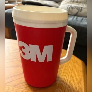 3M Red and White Mug